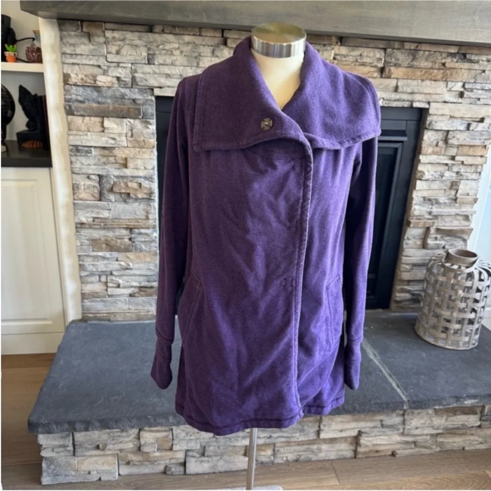 Lululemon Athletica Deep Purple Pea Coat